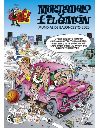 FRANCISCO IBAÑEZ,RANDOM HOUSE MONDADORI,,9788402429773,OLE MORTADELO 221. MUNDIAL DE BALONCESTO 2023 FRANCISCO IBAÑEZ,RANDOM HOUSE MONDADORI,,9788402429773,OLE MORTADELO 221. MUNDIAL DE BALONCESTO 2023