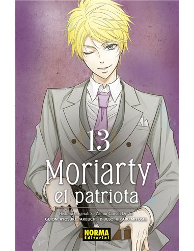 TAKEUCHI RYOSUKE/MIYOSHI HIKARU,NORMA,,9788467949667,MORIARTY EL PATRIOTA 13