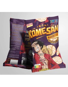 ONE PIECE CHIPS DE ARROZ CON SABOR A BARBACOA KOMESAN %price%%category%%ean13%