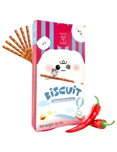 TOKIMEKI BISCUIT Palitos sabor CHILE PICANTE 40g1,75 €8717624000935