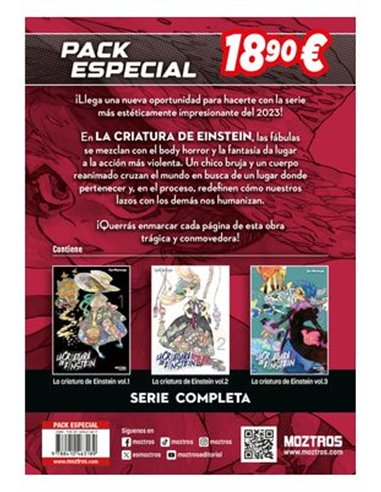 RYU MIYANAGA,MOZTROS,,9788410463189,LA CRIATURA DE EINSTEIN PACK ESPECIAL,18,17