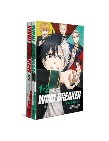 NII, SATORU,DISTRITO MANGA,,9788419819581,PACK WIND BREAKER 1 + WIND BREAKER 2 EDICION ESPECIAL ANIME,19,13