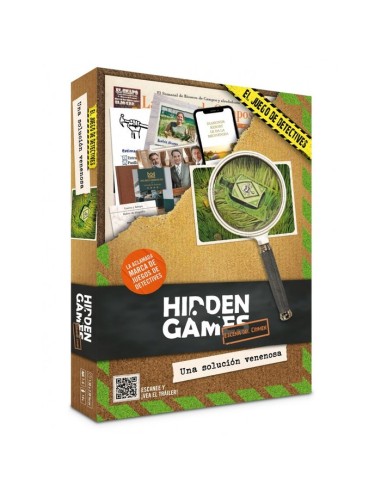 JUEGO DE MESA HIDDEN GAMES UNA SOLUCION VENENOSA  4260686490694 %price%