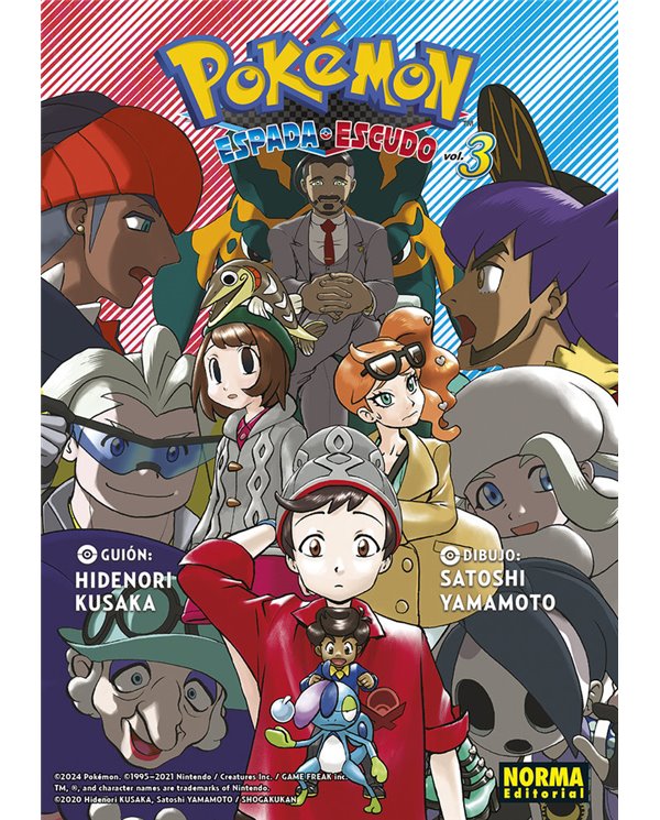 KUSAKA HIDENORI,NORMA,,9788467967425,POKEMON ESPADA Y ESCUDO 3,9