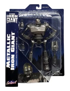 FIGURA GIGANTE DE HIERRO THE IRON GIANT ACTION SELECT METALLIC RE-RUN 699788852231