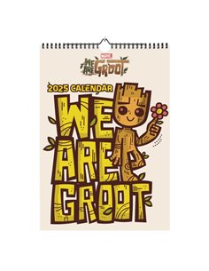 CALENDARIO A3 2025 MARVEL YO SOY GROOT
