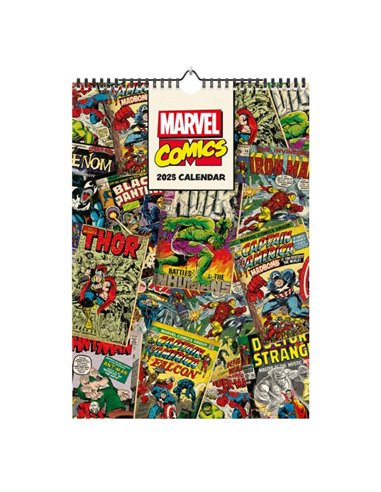 CALENDARIO A3 2025 MARVEL PORTADAS