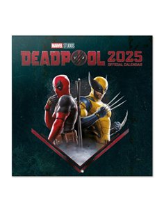 CALENDARIO 2025 30X30 MARVEL DEADPOOL CALENDARIO 2025 30X30 MARVEL DEADPOOL