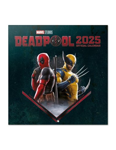 CALENDARIO 2025 30X30 MARVEL DEADPOOL