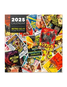 CALENDARIO 2025 30X30 CIENCIA FICCION RETRO