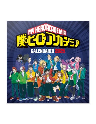 CALENDARIO 2025 30X30 MY HERO ACADEMIA