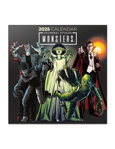 CALENDARIO 2025 30X30 UNIVERSAL MONSTERS