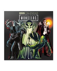 CALENDARIO 2025 30X30 UNIVERSAL MONSTERS