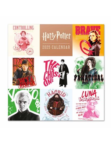 CALENDARIO 2025 30X30 HARRY POTTER