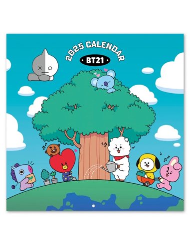 CALENDARIO 2025 30X30 BT21