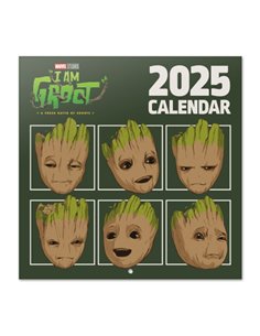 CALENDARIO 2025 30X30 MARVEL YO SOY GROOT