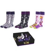 ,,,8445484007510  ,Set 3 calcetines Villanas Disney, ,,,8445484007510  ,Set 3 calcetines Villanas Disney,