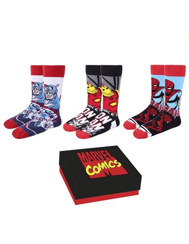 ,,,8445484059458 ,Set 3 calcetines Marvel,