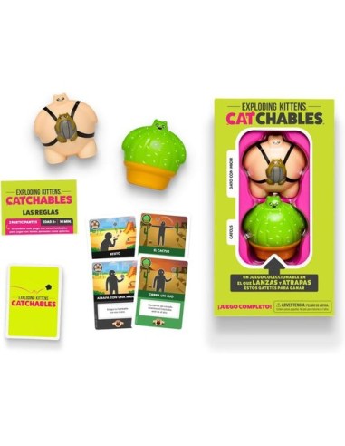 JUEGO DE MESA EXPLODING KITTENS: CATCHABLES 2-PACK 2  0810083047706 JUEGO DE MESA EXPLODING KITTENS: CATCHABLES 2-PACK 2  0810083047706