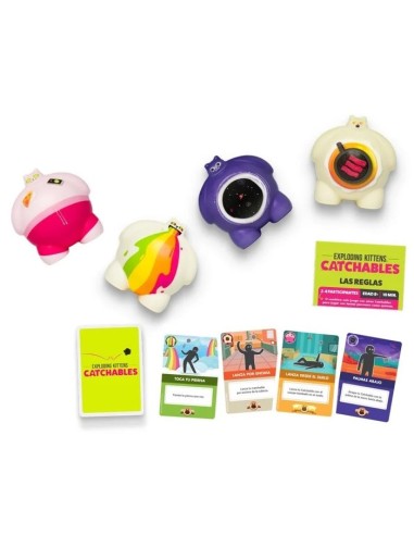 JUEGO DE MESA EXPLODING KITTENS: CATCHABLES CORE PACK JUEGO DE MESA EXPLODING KITTENS: CATCHABLES CORE PACK