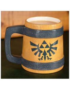 TAZA PALADONE ZELDA BARRIL ESCUDO HYRULE 450ML  5055964742713