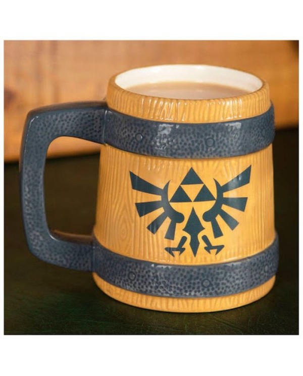 TAZA PALADONE ZELDA BARRIL ESCUDO HYRULE 450ML  5055964742713