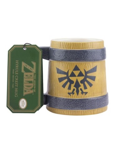 TAZA PALADONE ZELDA BARRIL ESCUDO HYRULE 450ML TAZA PALADONE ZELDA BARRIL ESCUDO HYRULE 450ML