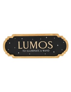 HARRY POTTER PLACA DECORATIVA LUMOS  5017224979635 HARRY POTTER PLACA DECORATIVA LUMOS  5017224979635