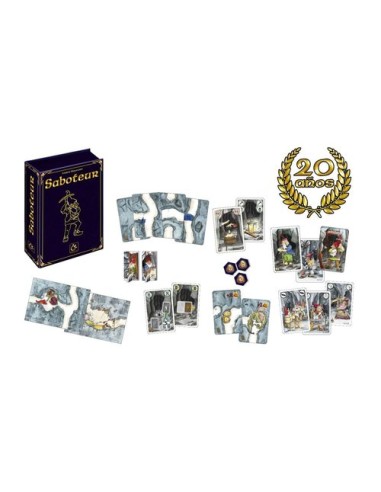 JUEGO DE CARTAS SABOTEUR 20 ANIVERSARIO 8437020827904 JUEGO DE CARTAS SABOTEUR 20 ANIVERSARIO 8437020827904