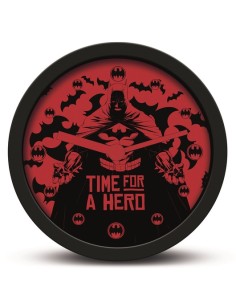 RELOJ DESPERTADOR DC COMICS BATMAN TIME FOR A HERO 5050293858906