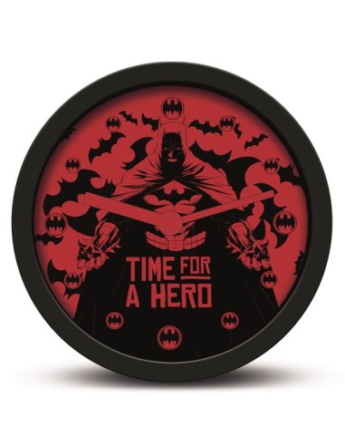 RELOJ DESPERTADOR DC COMICS BATMAN TIME FOR A HERO 5050293858906 RELOJ DESPERTADOR DC COMICS BATMAN TIME FOR A HERO 5050293858906