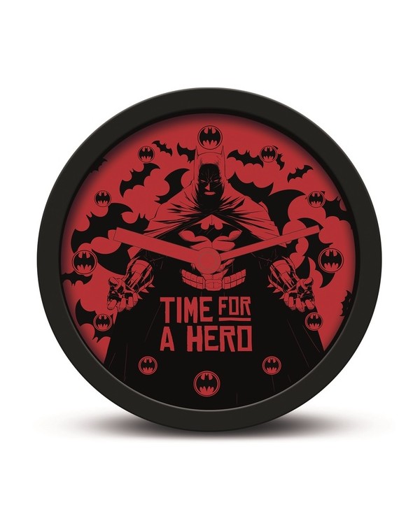 RELOJ DESPERTADOR DC COMICS BATMAN TIME FOR A HERO 5050293858906