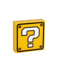 Mini Lámpara Super Mario Bloque Interrogante 10 cm 5056577713442