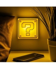 Mini Lámpara Super Mario Bloque Interrogante 10 cm 5056577713442