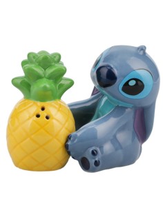 Set salero y pimentero Stitch y piña 7 cm  5056577732948 Set salero y pimentero Stitch y piña 7 cm  5056577732948