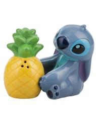 Set salero y pimentero Stitch y piña 7 cm  5056577732948