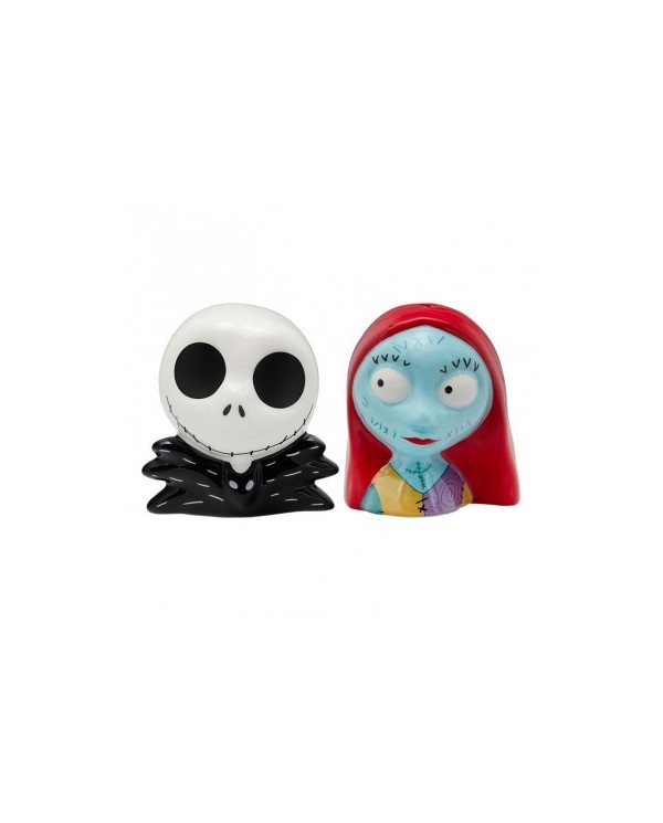 Set salero y pimentero Pesadilla Antes de Navidad Jack y Sally 7 cm 5056577733822