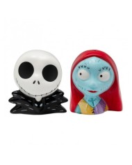 Set salero y pimentero Pesadilla Antes de Navidad Jack y Sally 7 cm 5056577733822