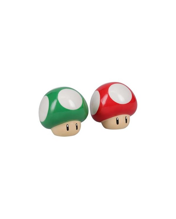 Set salero y pimentero Setas Super Mario 7 cm 5056577737219