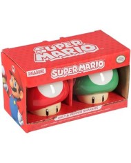 Set salero y pimentero Setas Super Mario 7 cm 5056577737219