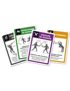 Vamos a pegarnos con espadas de mentira Juego de Cartas 0810083046464