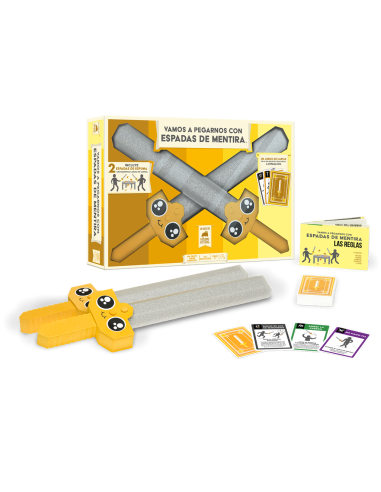 Vamos a pegarnos con espadas de mentira Juego de Cartas 0810083046464