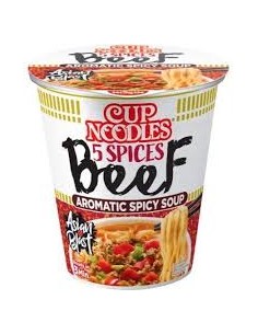 Sopa de Noodles Nissin sabor a Ternera 67g  5997523315412