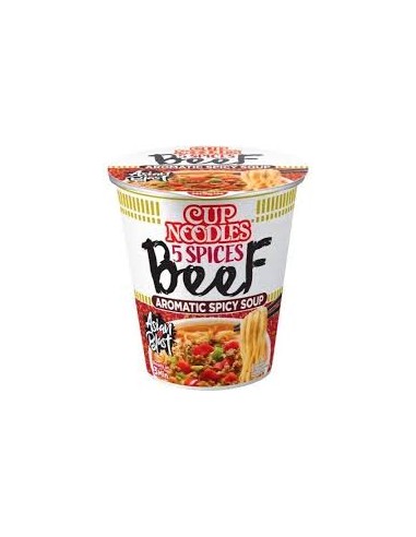 Sopa de Noodles Nissin sabor a Ternera 67g  5997523315412