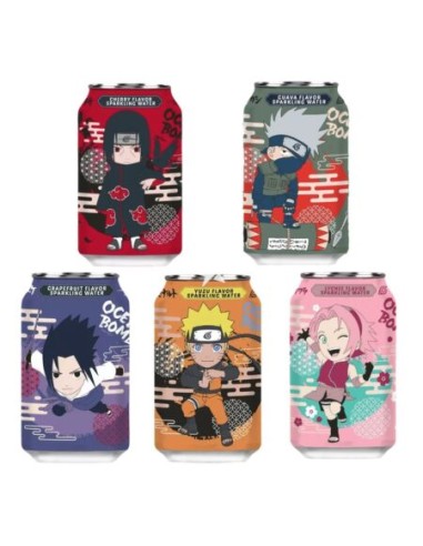 Refresco Ocean Bomb Naruto Sabor Cereza  4712966543496