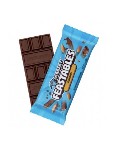 Mr Beast Feastables Chocolate con Leche y Almendras 60 Gr 1230000168465