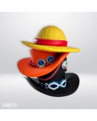 ONE PIECE HUCHA GORROS HERMANOS 5  3521320802749