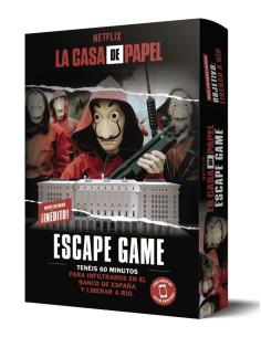 LA CASA DE PAPEL ESCAPE GAME OBJETIVO  9788418100925 LA CASA DE PAPEL ESCAPE GAME OBJETIVO  9788418100925