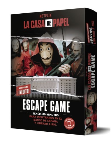 LA CASA DE PAPEL ESCAPE GAME OBJETIVO  9788418100925