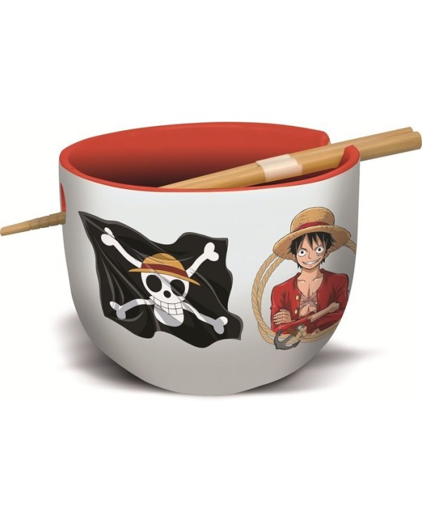 CUENCO RAMEN CON PALILLOS ONE PIECE CLASSIC 8412497013401